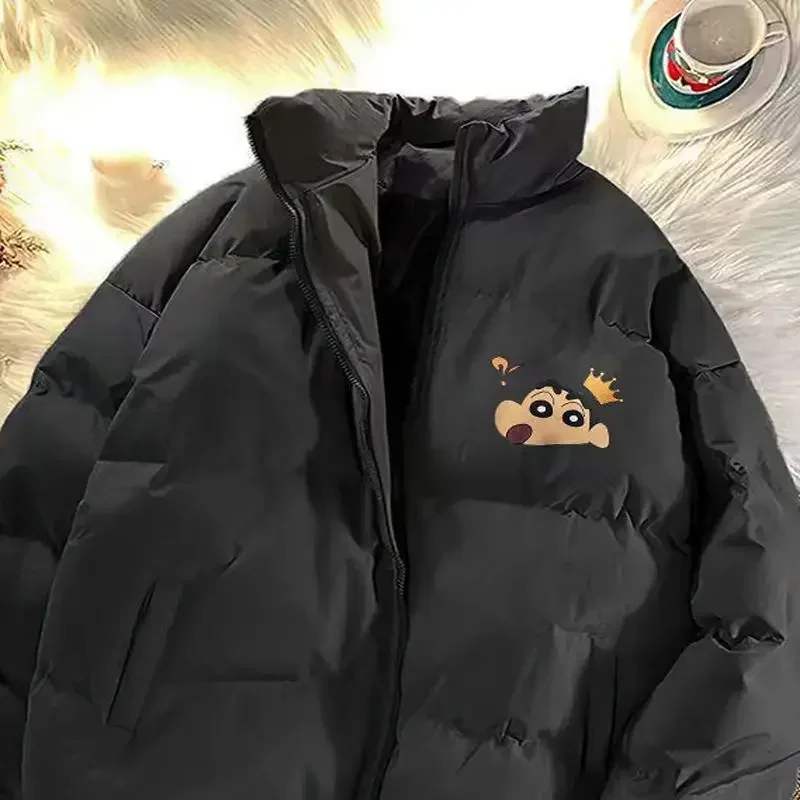 น่ารักการ์ตูน Crayon Shin Chan ผ้าฝ้ายเบาะ Kawaii อะนิเมะฤดูหนาวใหม่หนาหลวมเสื้อผ้าเสื้อของขวัญวันเกิด