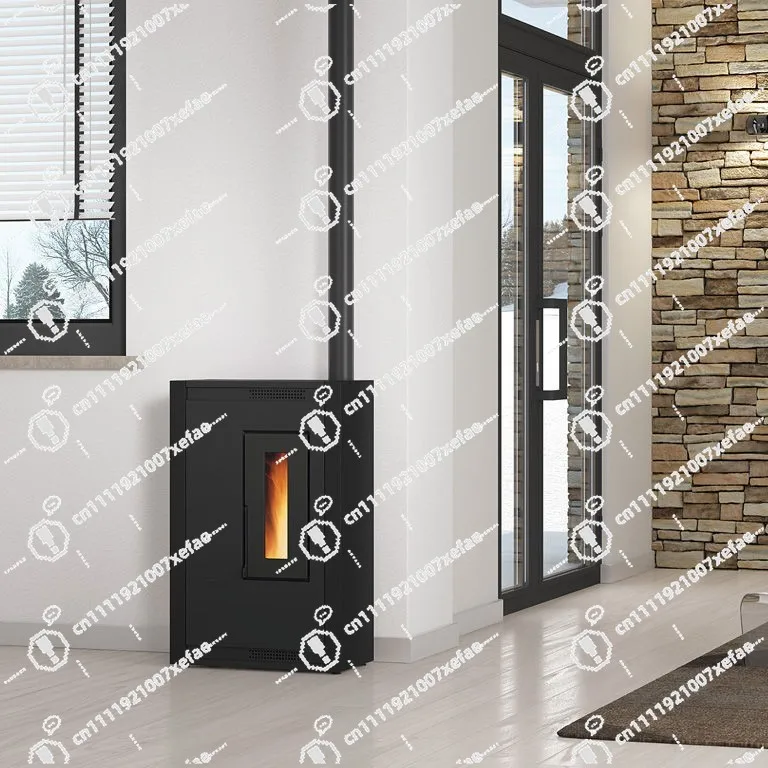 Cast iron durable smokeless pellet furnace biomass pellet heating stove