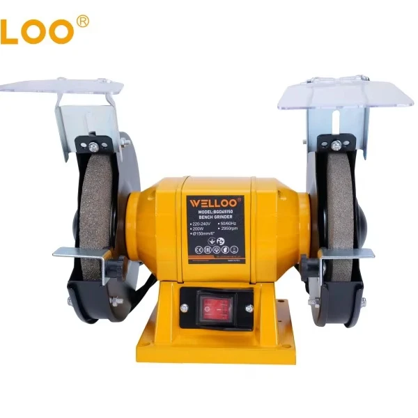 

250W Industrial Bench Grinder 200 mm Wheel Dual-Wheel Grinding Machine for Metal Sharpening