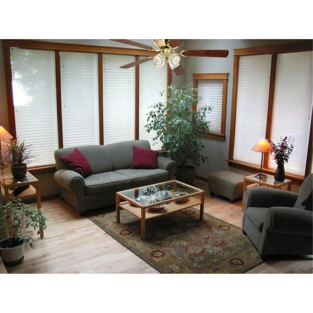 室内シーリングファン 52インチ ポリッシュブラス照明器具 LED電球付き クリアリブガラスシェード 省エネ エアフロー ホーム