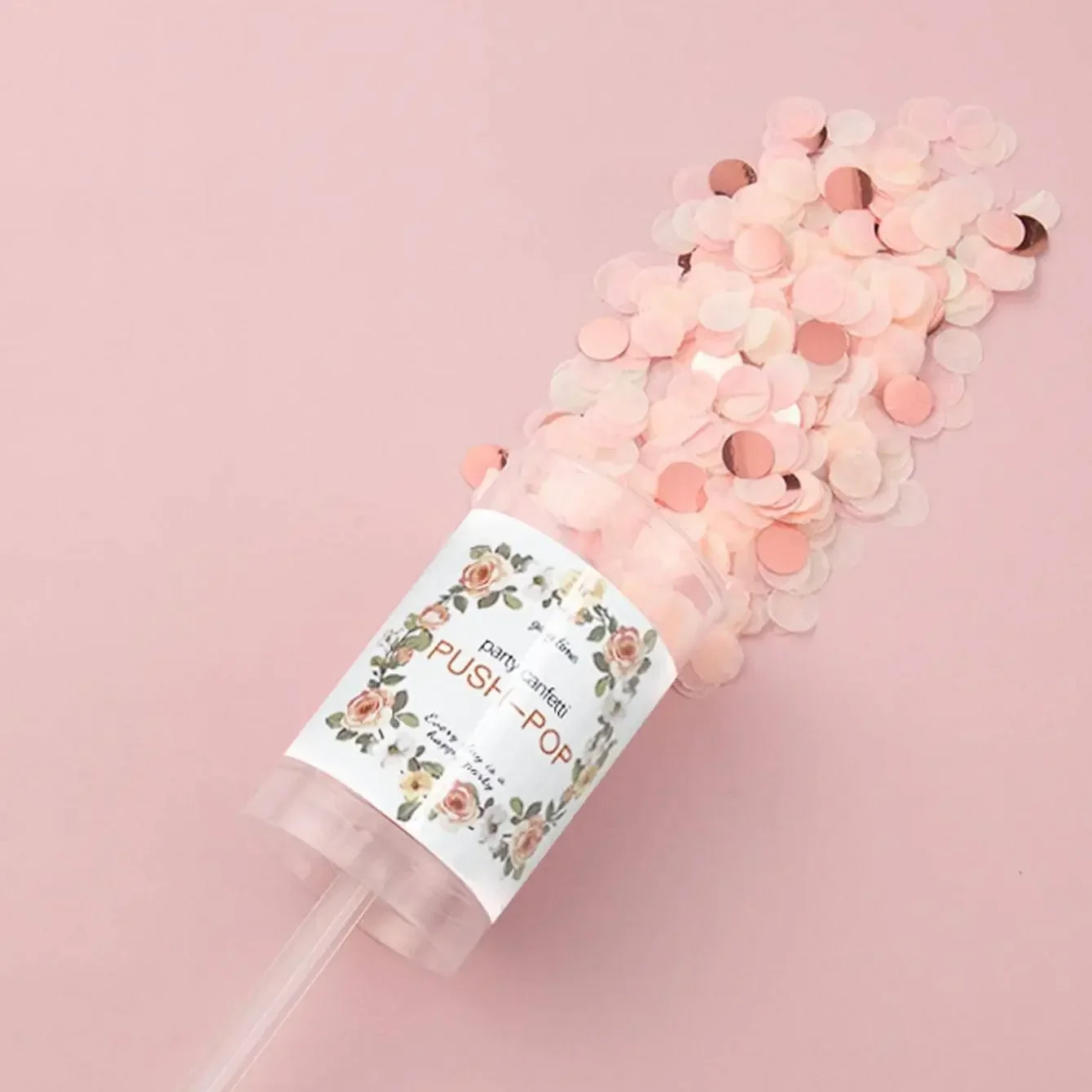 Tubo de flores de pulverización para boda, fiesta de cumpleaños, fuegos artificiales, chatarra de papel de colores, fiesta de vacaciones, fuego pequeño, 1 unidad