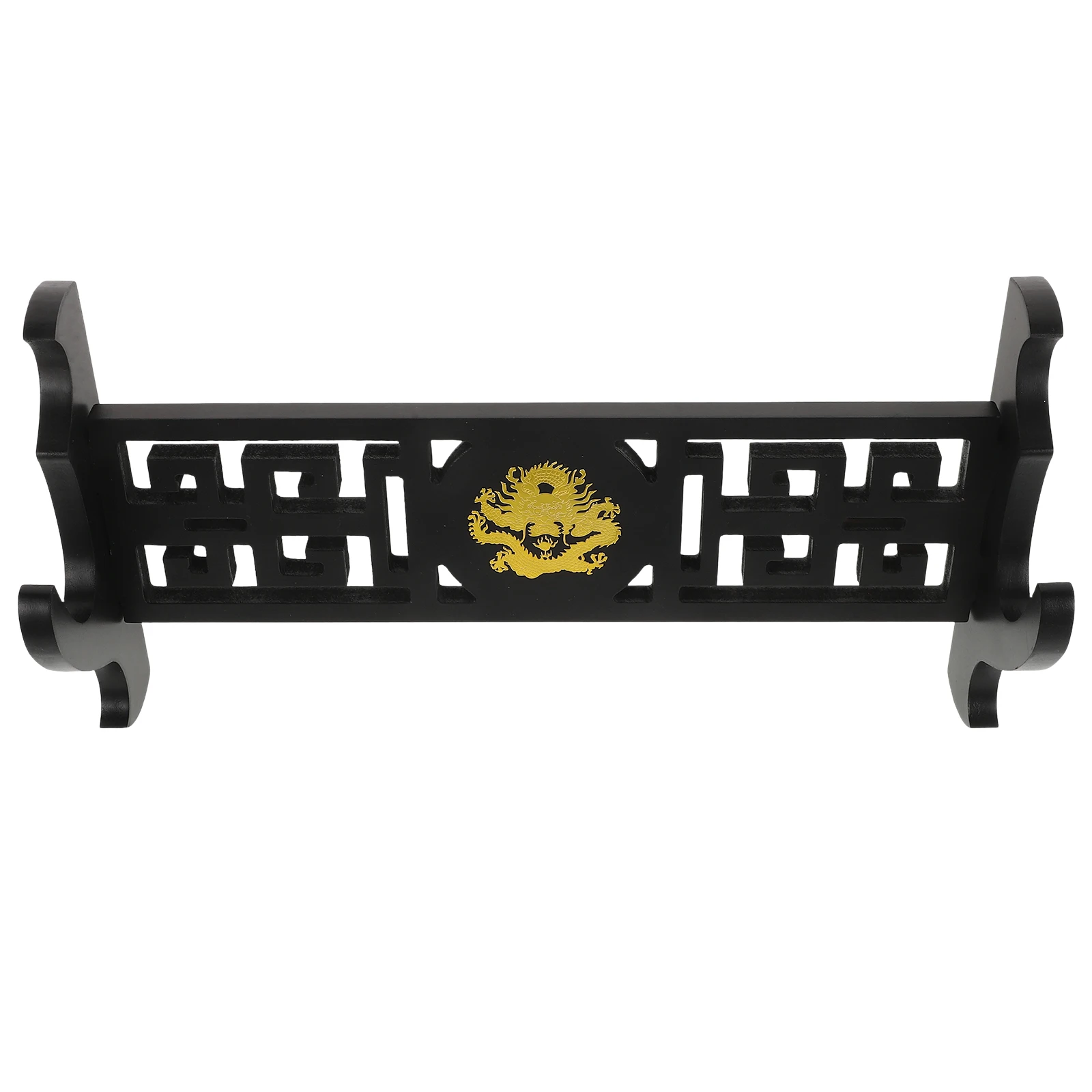 

Wall Mount Sword Rack Durable Wooden Holder Stand Vertical Display Storage Design Decorative HomeBracket Sword