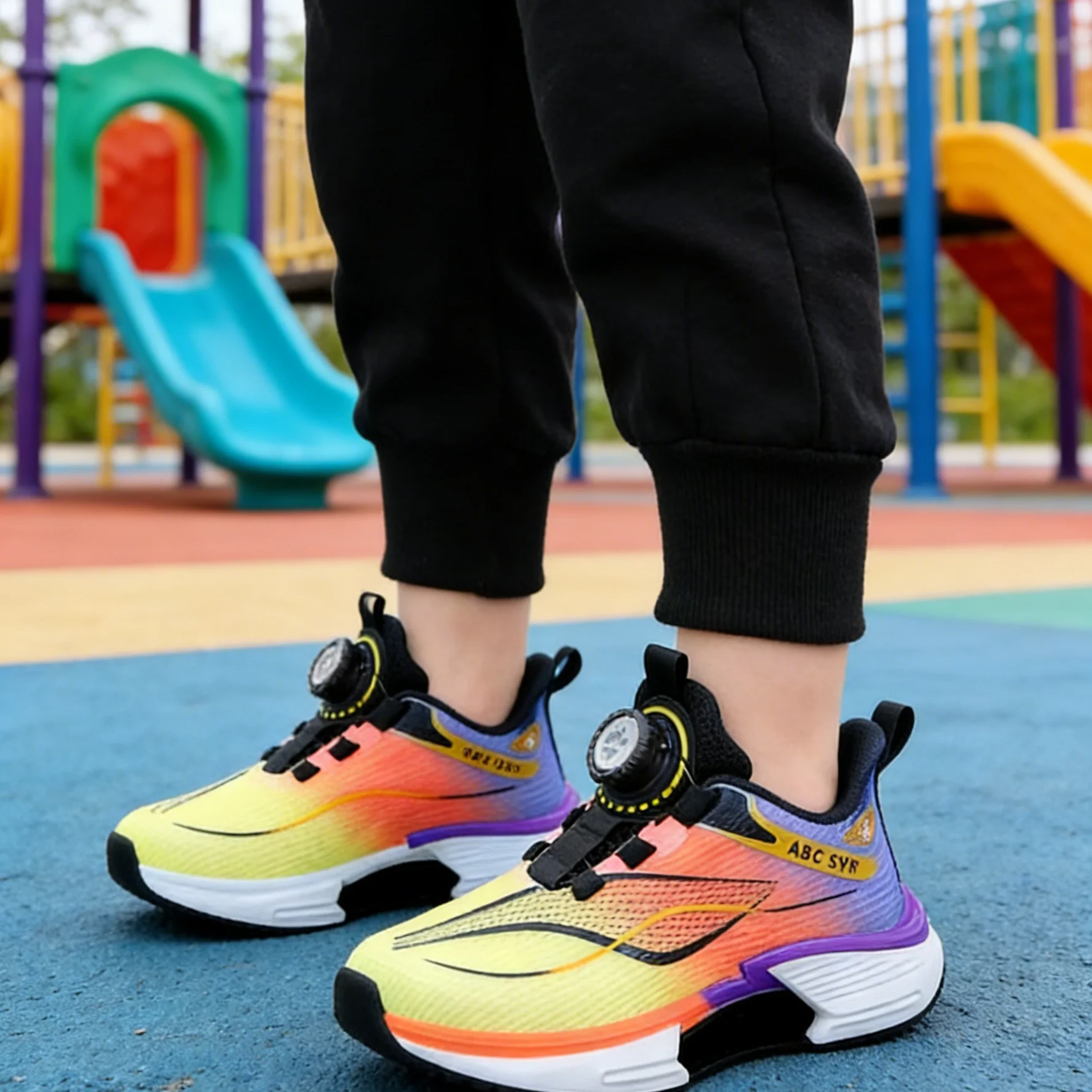 

Kids'Casual Shoes Sneakers Mesh Fashion Autumn Outdoor Running Shoes For Boys Breathable Anti-slip Green Blue Size 29-39