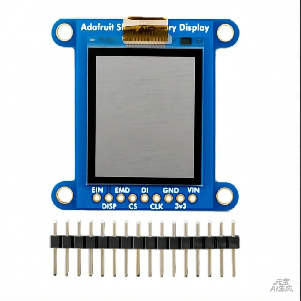 Monochrome Memory LCD Display Breakout Board 3.3V/5V for Arduino Raspberry Pi
