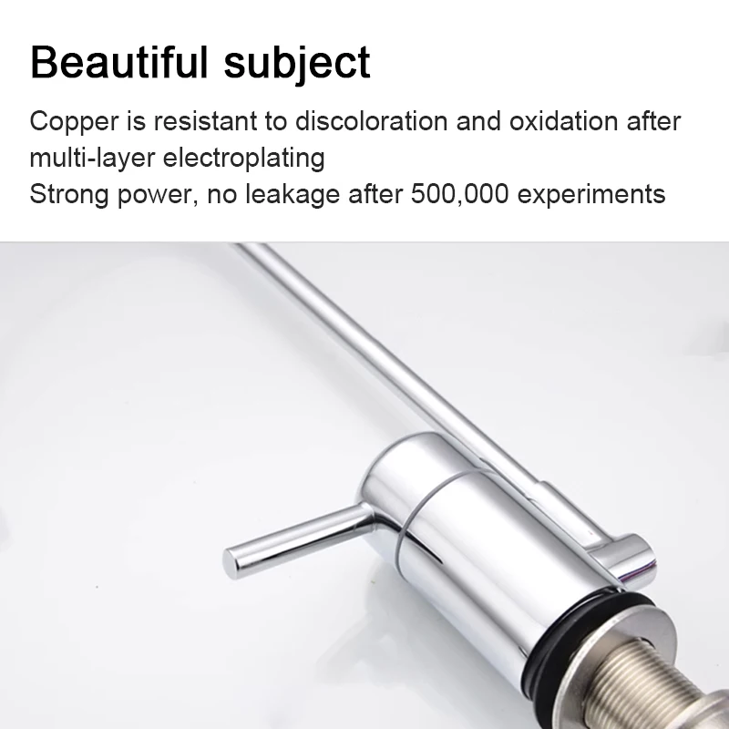 Water Filter Tap Faucet forWater Purifier 360° Rotation RV Kitchen Purifier Tap Stainless Steel Faucet