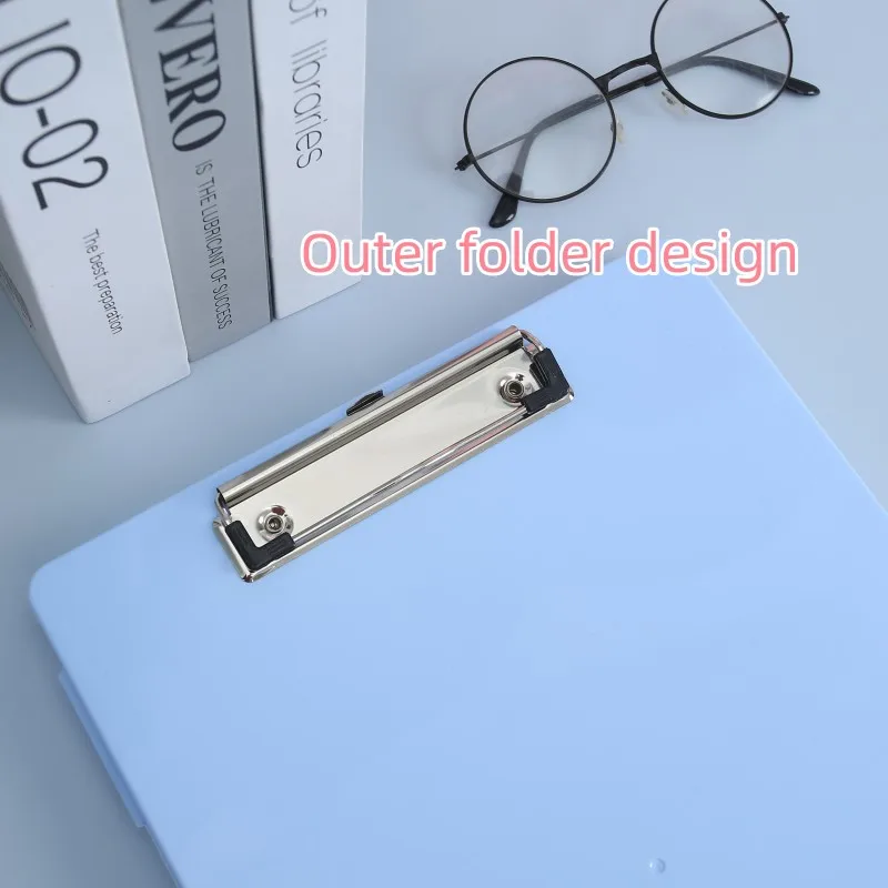 1pcs，A4, Large Capacity Data Book, Horizontal Opening, Paper Storage And Finishing, Writing Pad, Stationery Office Supplies