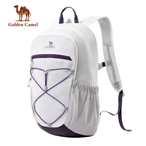 골든 카멜 캠핑 배낭 22L 남성 여성을위한 초경량 여행 가방 대용량 야외 스포츠 등산 하이킹 배낭