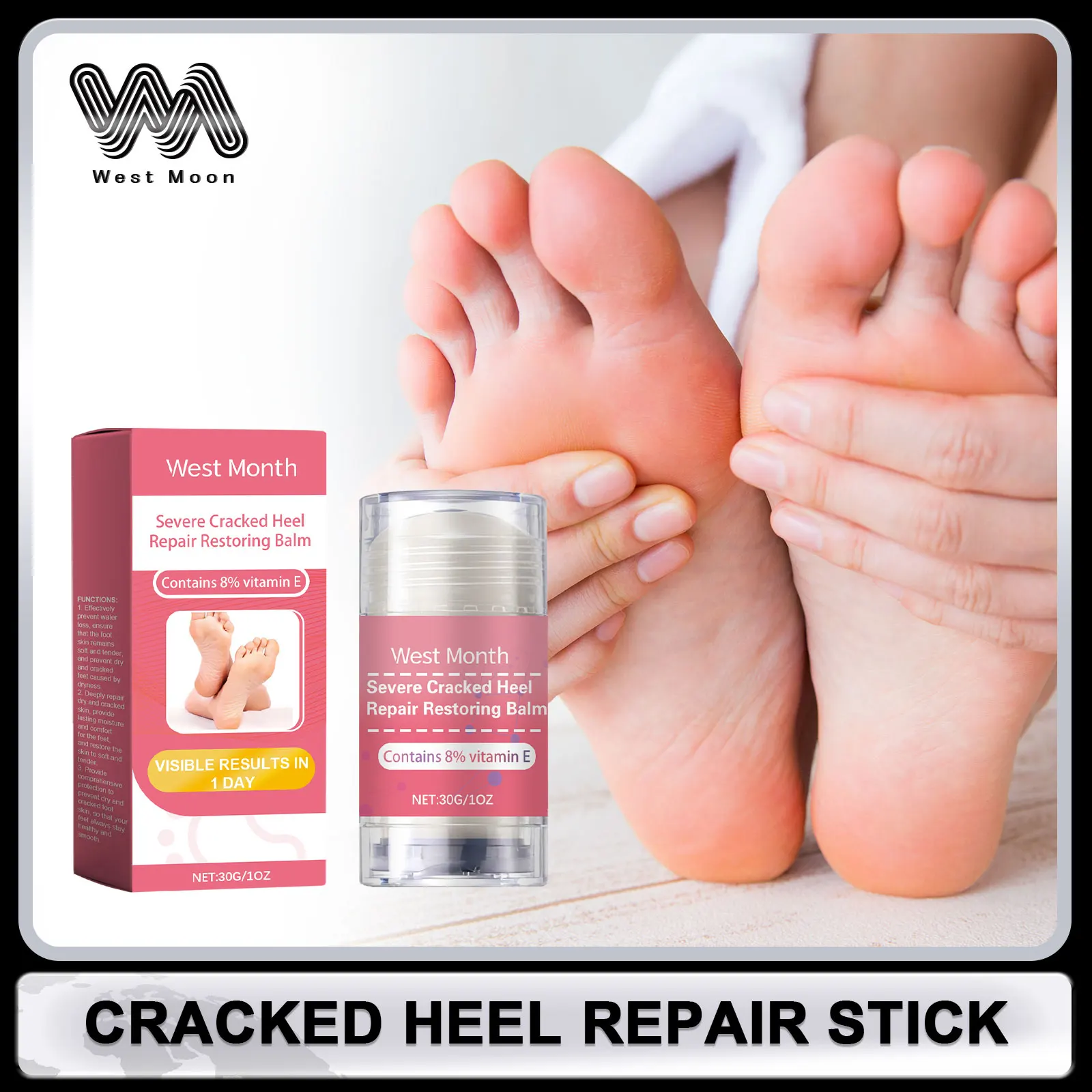 

Cracked Heel Repair Cream Dead Skin Removal Anti Crack Foot Cream Nourishing Moisturizing Daily Repair Soften Foot Care Products