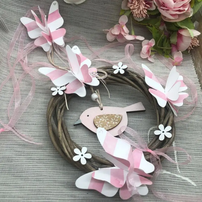 Piggy Craft metal cutting dies cut die mold Butterfly decoration Scrapbook paper craft knife mould blade punch stencils dies