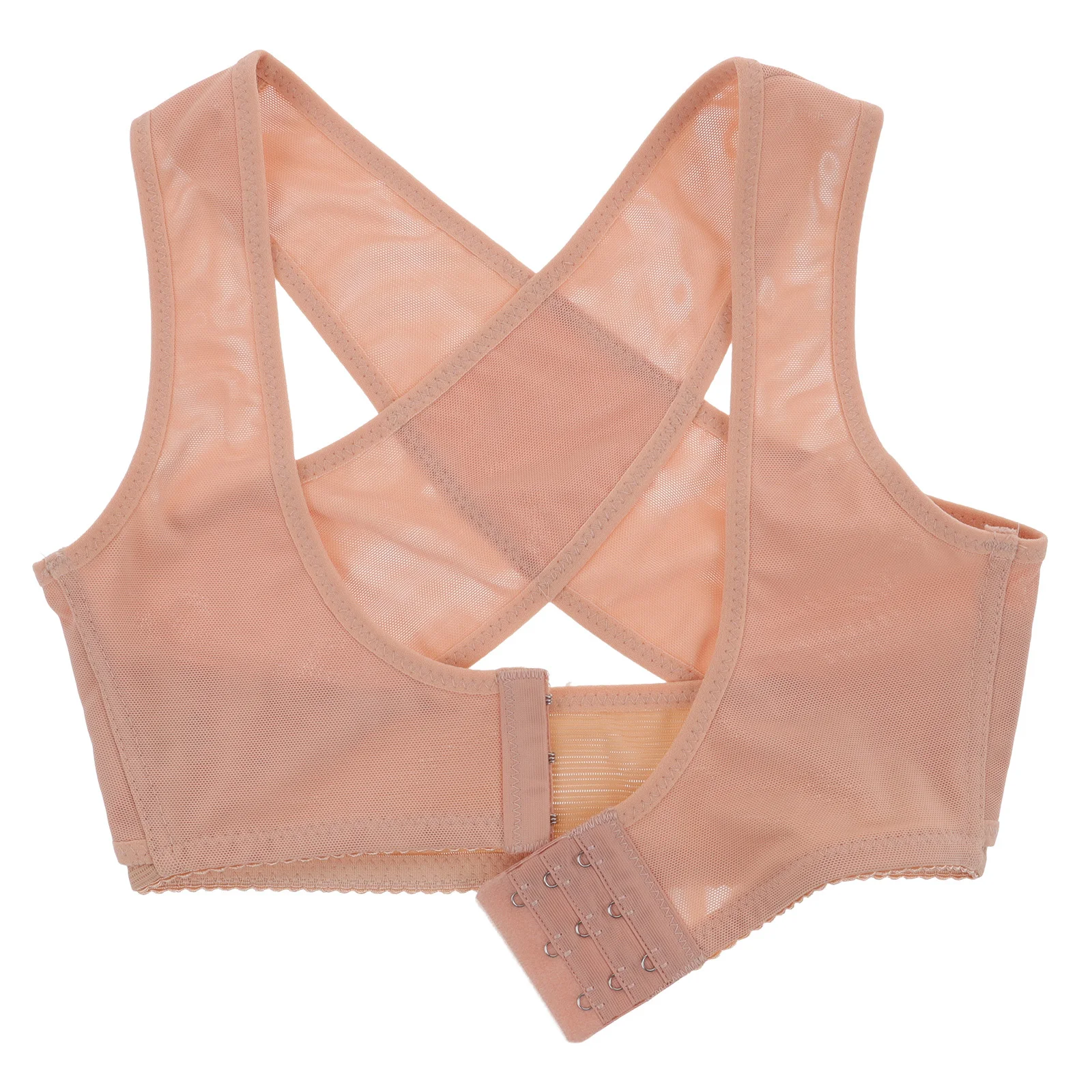 

Women Posture Corrector Brace Size M Skin Color Chest Support for Hunchback Waist Shoulder Pain Relief Women Posture Corrector