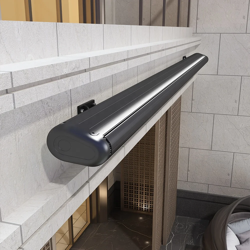 

ATV&UTVGULI Remote Control Aluminum Semi Cassette Folding Arm Wall-Mounted Awning with Sun/Rain/Snow/Wind Protection