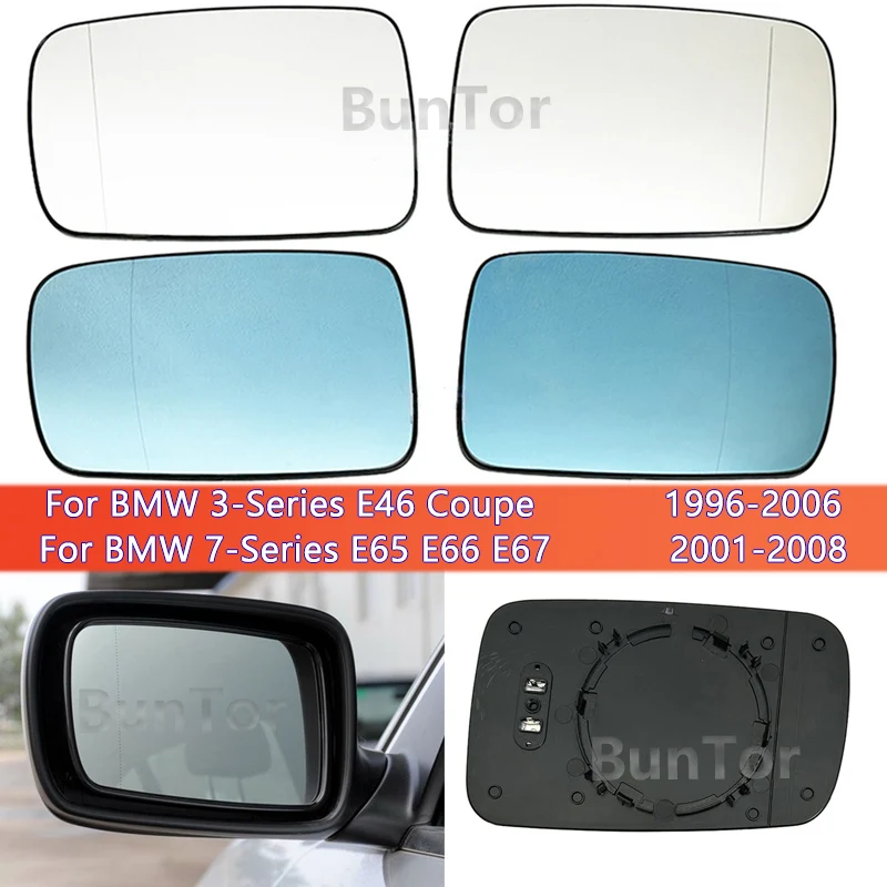 

Car Side Rearview Mirror For BMW 3-Series E46 Coupe / 7-Series E65 E66 E67 /Heated Wing Mirror 51167028427 / 51167028428