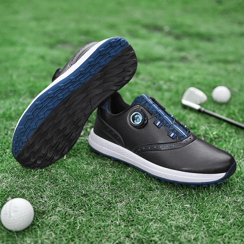 Professional Men Golf Shoes Waterproof Spikes Golfer Sneakers Breathable Big Size Outdoor Golfing Training Gym Leisure Footwear