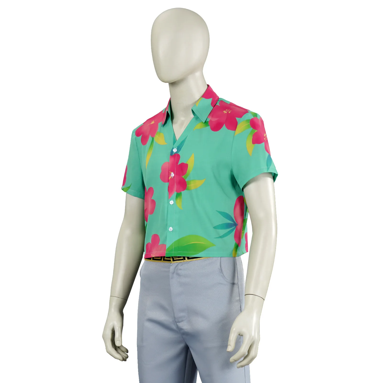 أزياء KPOP Baby Saja التأثيرية للأولاد باللون الأخضر لحفلات الهالوين