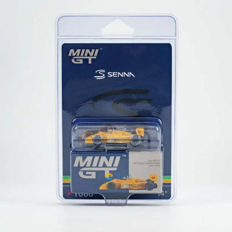 MINI GT 1/64 Lotus 99T Ayrton Senna Toleman TG184 #19 #12 Monaco F1 Diecast Racing Car Model Simulation Collection Cars Boy Gift view 4