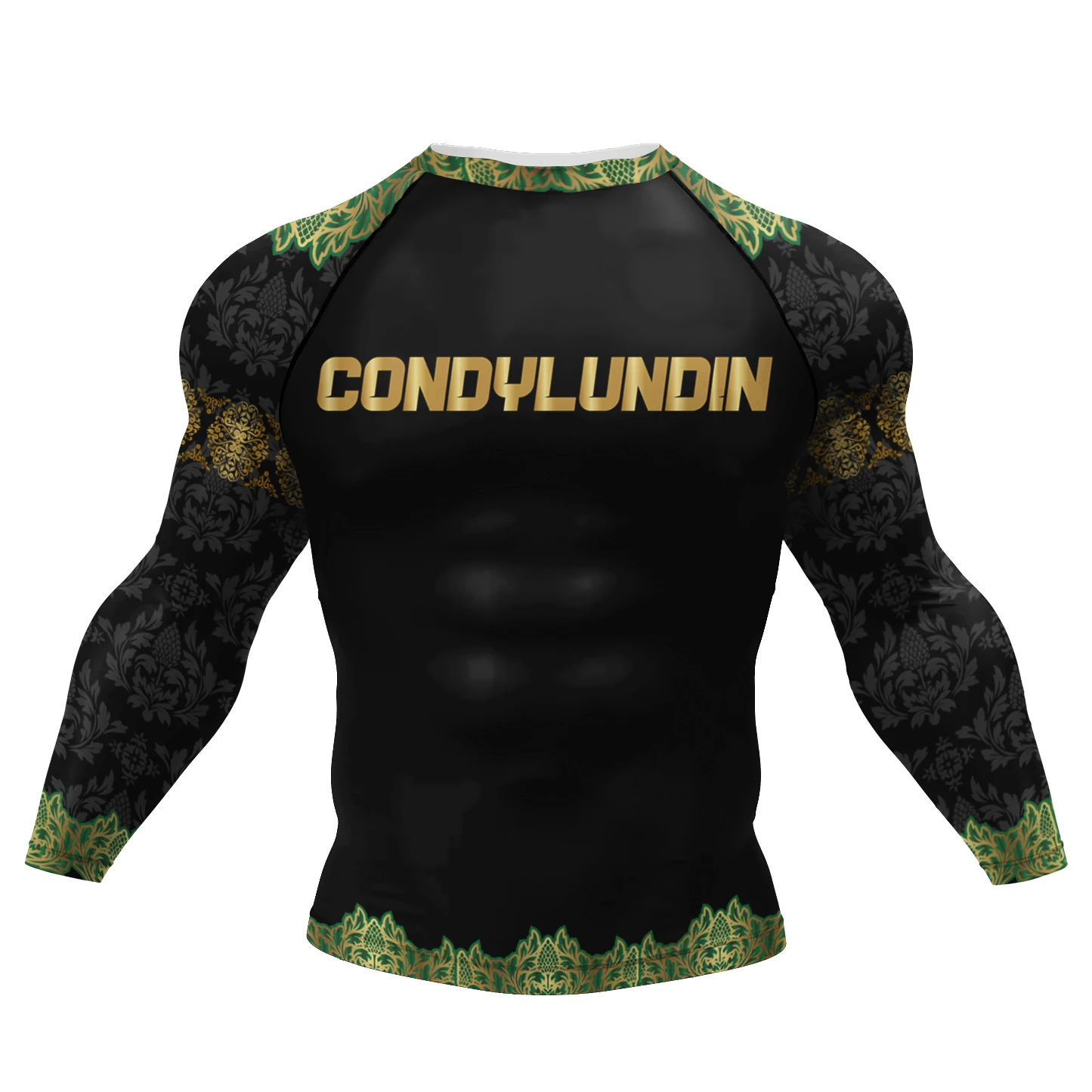 

CodyLundin New Design Clothes Men's High Elastic Tight Fitting Running Long Sleeves Workout Fighting Fitness Training Rashguards