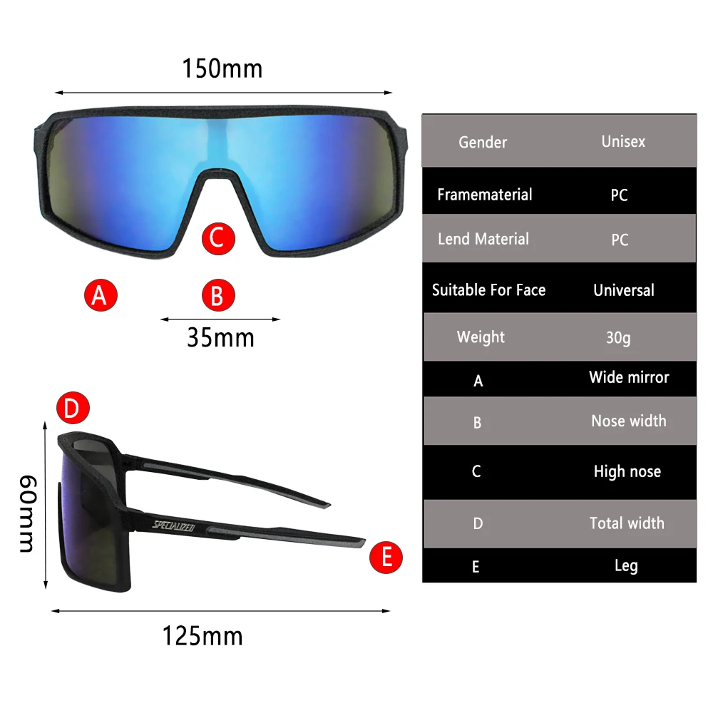 Cycling Sunglasses Men\'s Women UV400 Sports Glasses Riding Fishing Driving Eyewear MTB Road Bike Goggles Bicycle Equipment 2023