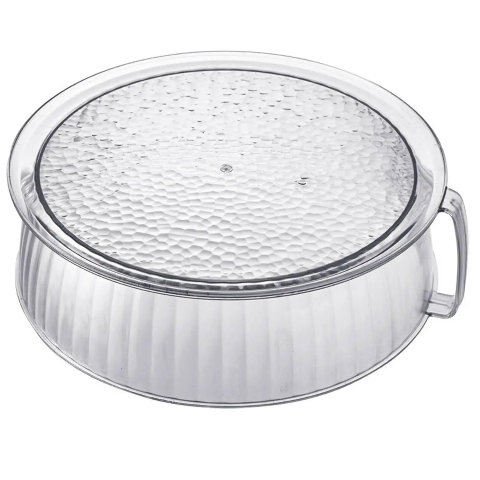 Microwave Splatter Cover Reusable Food Dome Lid Transparent Kitchen Shield Heat Retaining Stackable Dish Protector Dust Proof