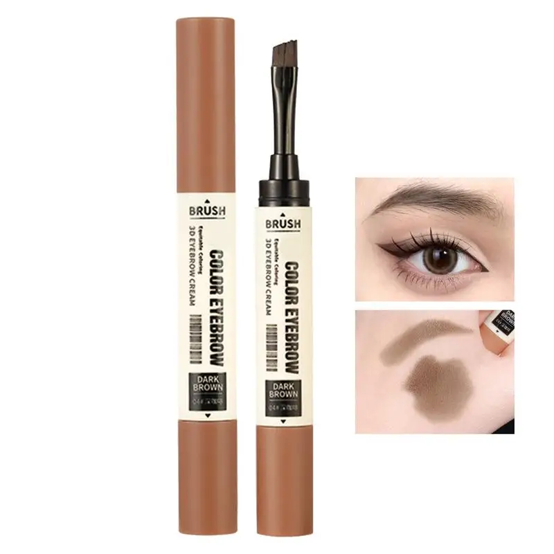 Crayon liquide imperméable pour sourcils, stylo de maquillage pour sourcils, cosmétiques, tatouage, marron, noir