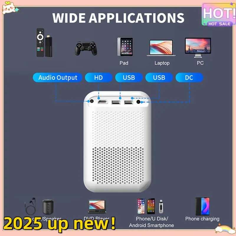 

X10 Wifi Mini Projector 1080P HD Universal Projector Manual Zoom Smartphone Projector Movie PC TV Easy Install With EU Plug