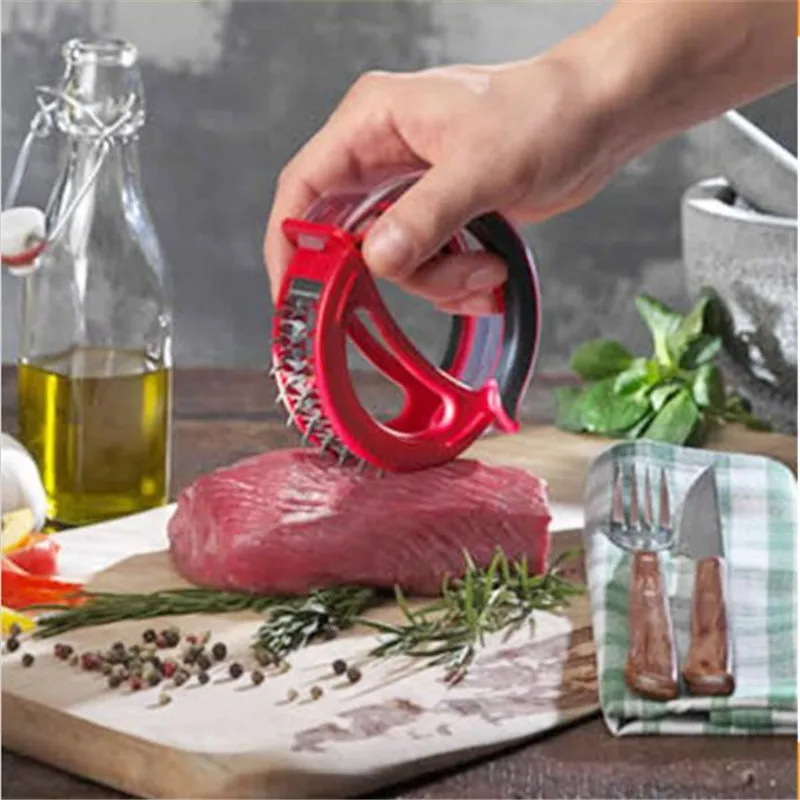 Stainless Steel Meat Tenderizer With 48 Blade Professional   Needle Kitchen Cooking Tool Accessories H246