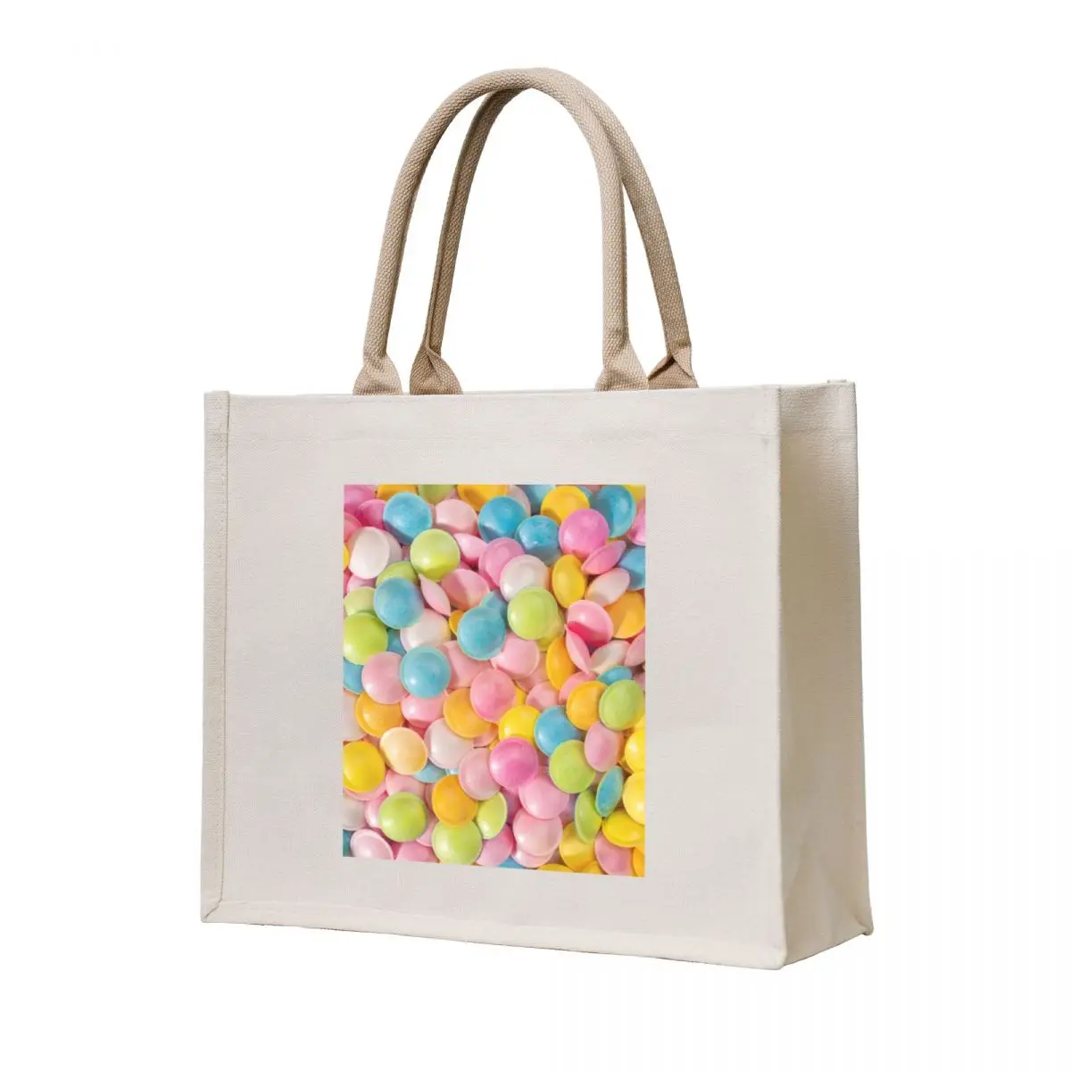 

Sweets - flying saucers - retro fun, bright and colourful, original photography Tote Bag cute pouch bag custom fabric bag