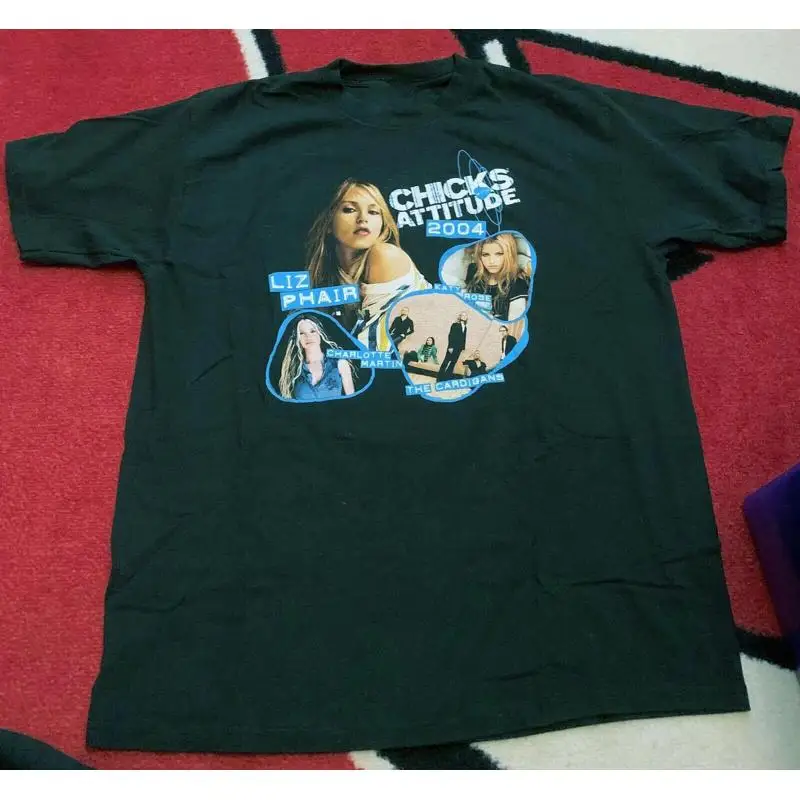 

Футболка Liz Phair Chicks With Attitude 2004, классическая черная S 5XL