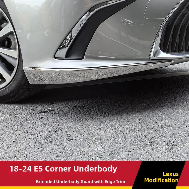 

ES200 ES260 ES300h Front Bumper Anti-Colion Strip Underbody Protection Scratch Guard Decal 3D Stier Auto Accories