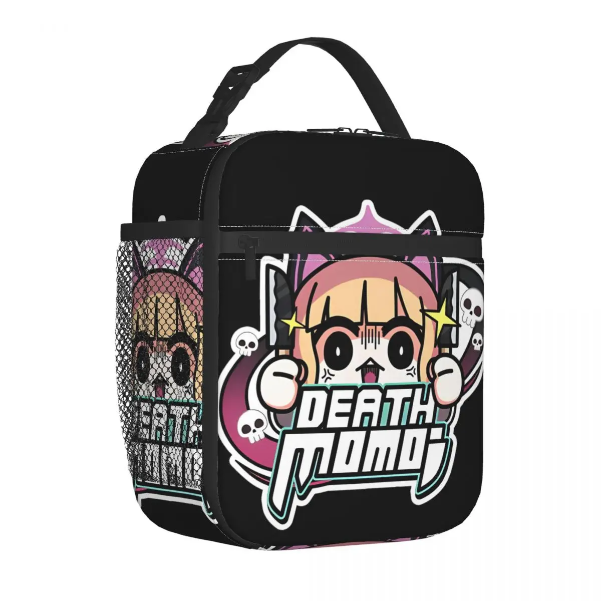 Death Momoi Sugar Rush Parody Blue Archive Insulated Lunch Bag Lunch Container Thermal Bag Lunch Box Tote School Men Women