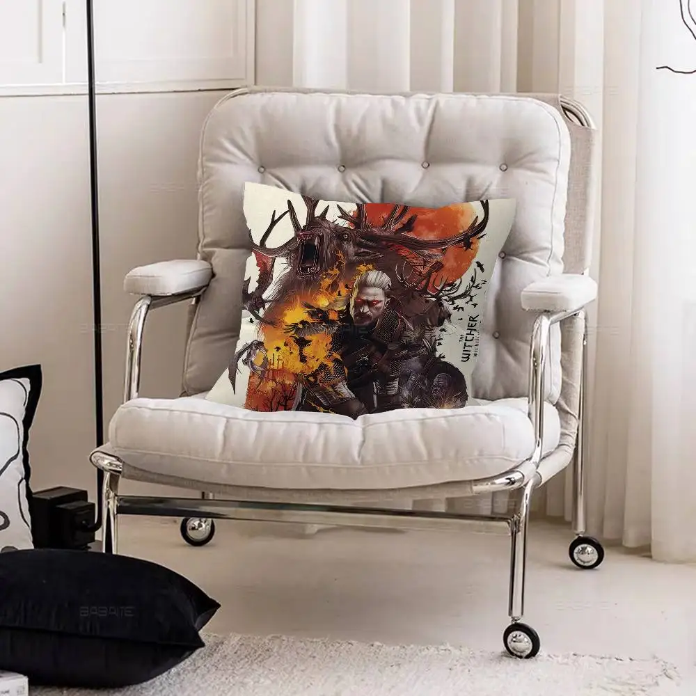 الخيال المسلسل التلفزيوني W-Witcher وسادة هدية ديكور غرفة نوم أريكة غطاء وسادة السيارة 45x45