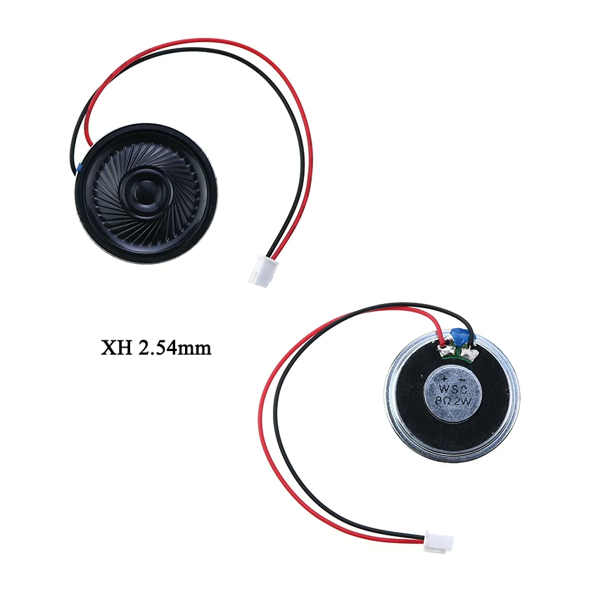 YuXi 8R 2W 40mm Diameter Speaker 8 Ohms 2 Watt 40*5.0mm Ultra-thin Horn Loudspeaker With MX 1.25mm XH 2.54mm Dupont Terminal
