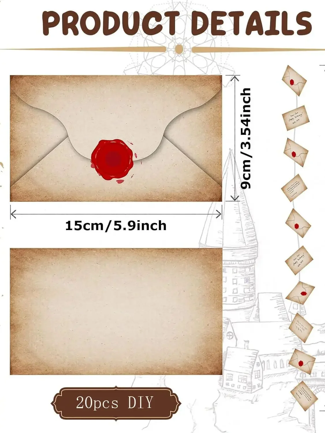 Bannière de lettres d'acceptation de magicien magique flottant, pour décor de bienvenue, fourniture de décoration de fête sur le thème d'halloween, mascarade