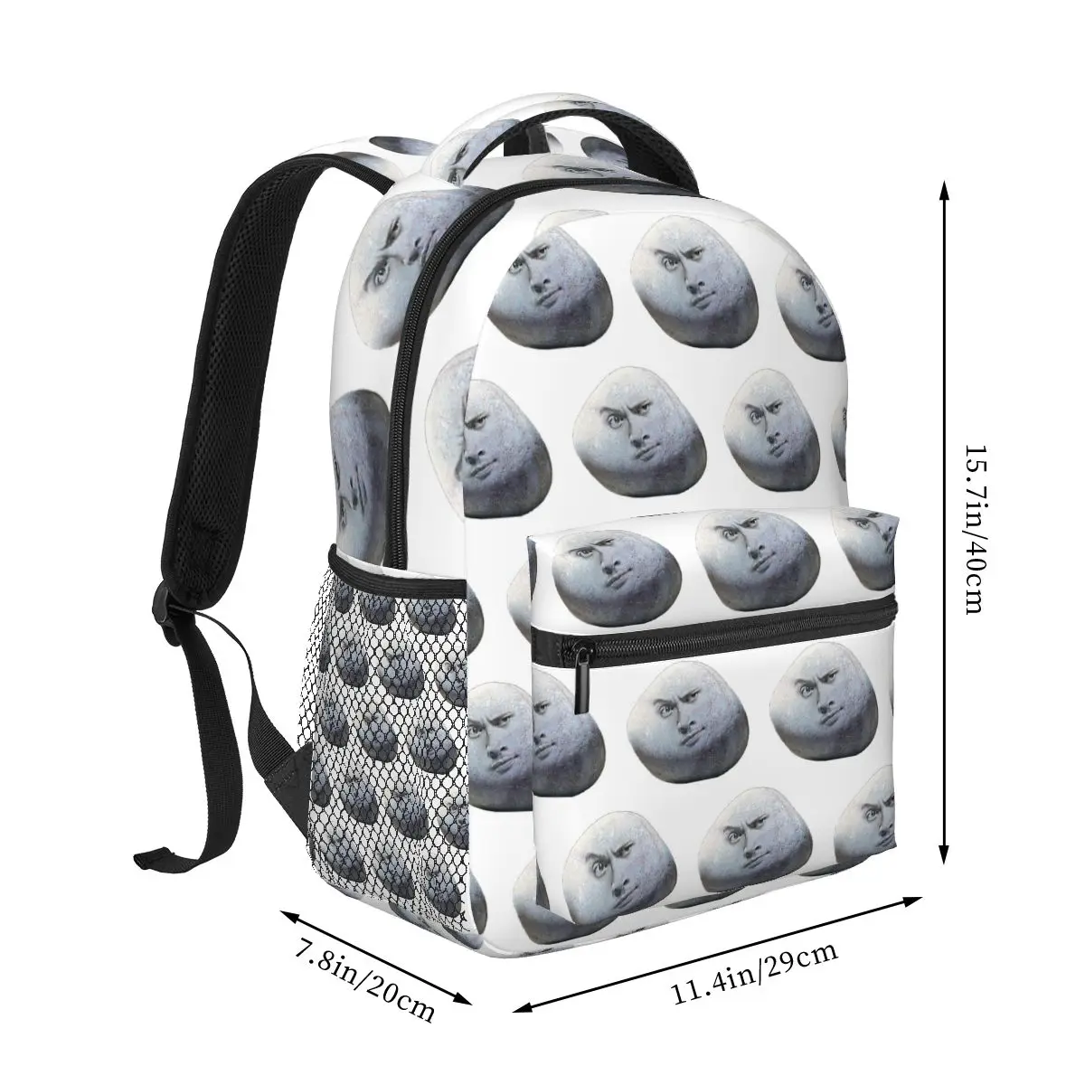 Dwayne Johnson The Literal Rock Backpacks Boys Girls Bookbag Children School Bags Cartoon Rucksack Shoulder Bag Large Capacity