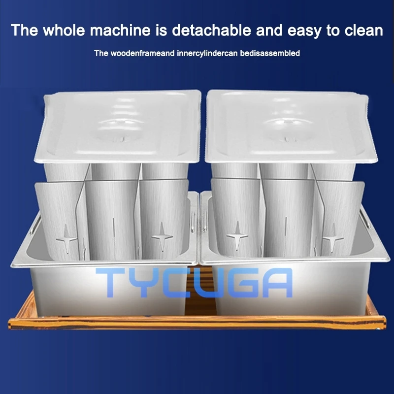 Машина для приготовления пищи Kanto, коммерческая электрическая тропическая прозрачная пылезащитная крышка, двойной цилиндр, струнная кастрюля для благовоний, машина Малатанг