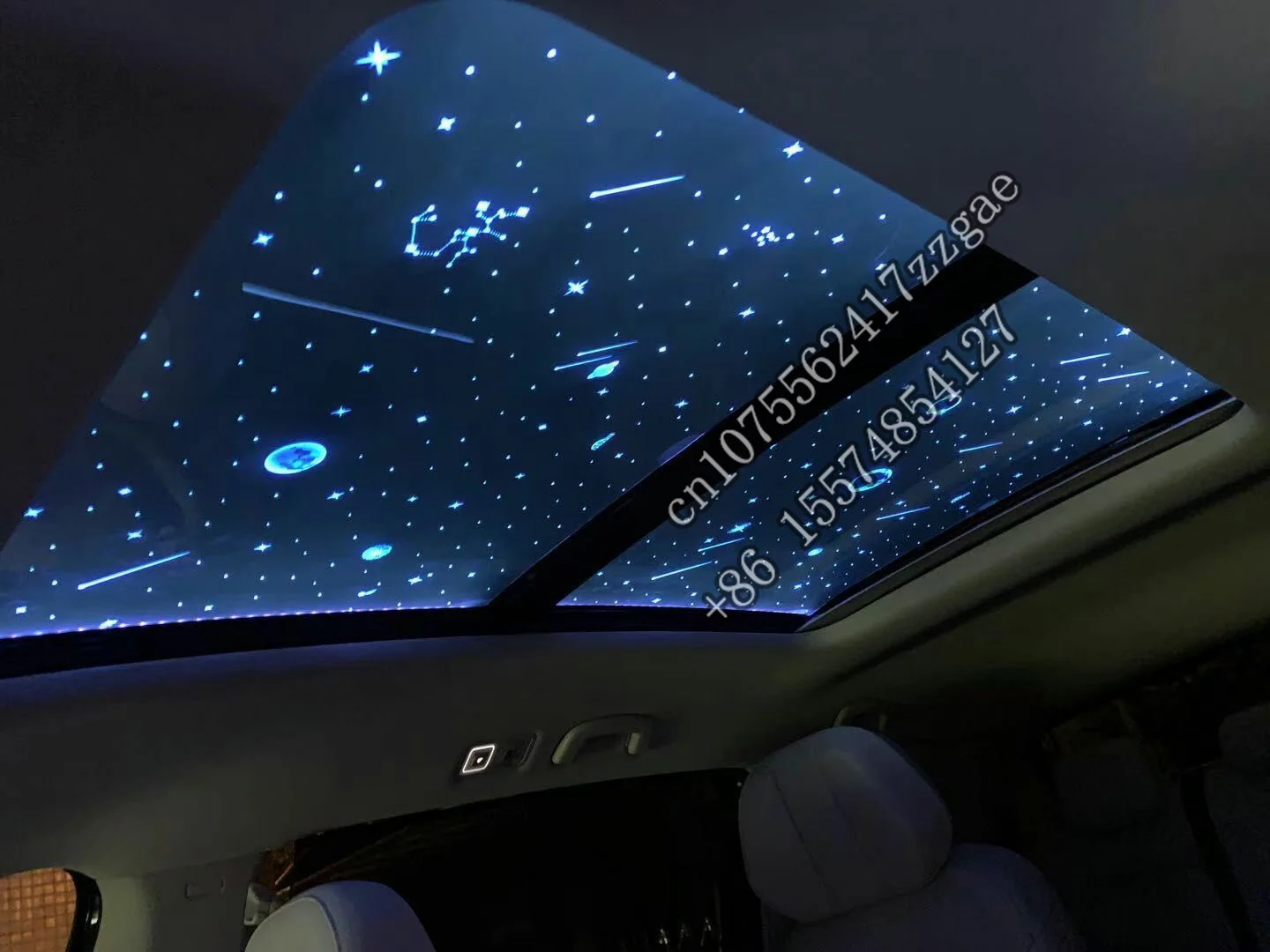 

Универсальные автомобильные запчасти Sunroof, аксессуары для светодиодного интерьера, романтичная Автомобильная панорамная Солнцезащитная крыша, звездное небо, пленка