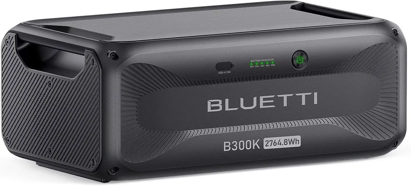 

BLUETTI Expansion Battery B300K, 2764.8Wh LiFePO4 Battery Pack for Power Station AC200L AC300 AC500 AC200MAX, Extra Battery