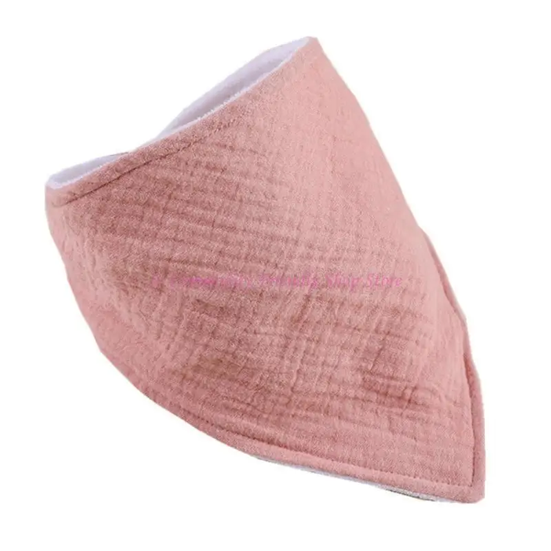 

85AE Baby Triangular Scarf Bib Soft & Absorbent Cotton Bibs Multifunctional Unisex Drool Bib for Baby Newborn Boys Girls