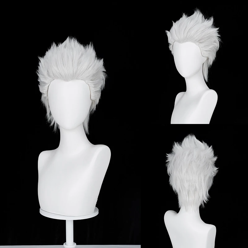 Spiel FGO X Honkai Star Rail Stay Night EMIYA Cosplay Perücke Archer Cosplay Perücke Weiß Kurze Haare Rolle Spielen Für Hallowmas Party
