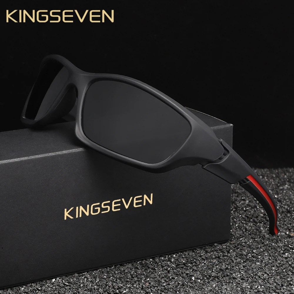 KINGSEVEN Brand New Design Cycling Sunglasses UV400 Polarization Men Women Sports High Quality Male Driving Anti-glare Eyewear