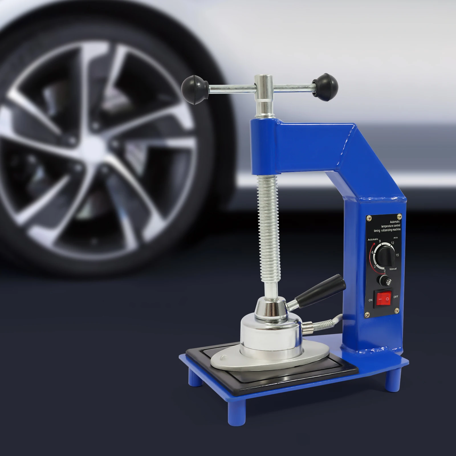 آلة إصلاح الإطارات، آلة إصلاح الإطارات بدرجة حرارة ثابتة، آلة تفلكن الإطارات مع وظيفة التوقيت