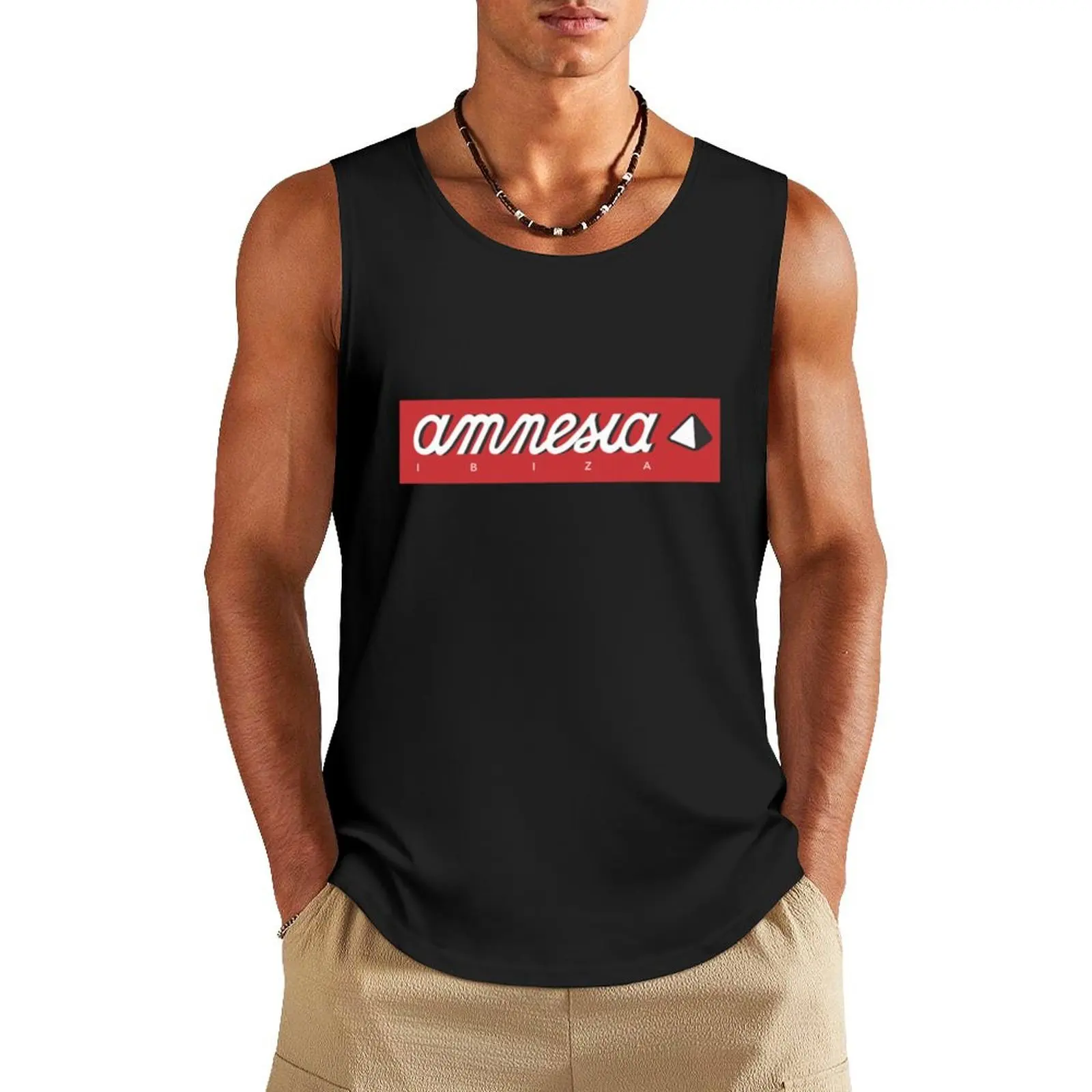 Amnesia Ibiza Tank Top fitness clothing for men gym clothes men