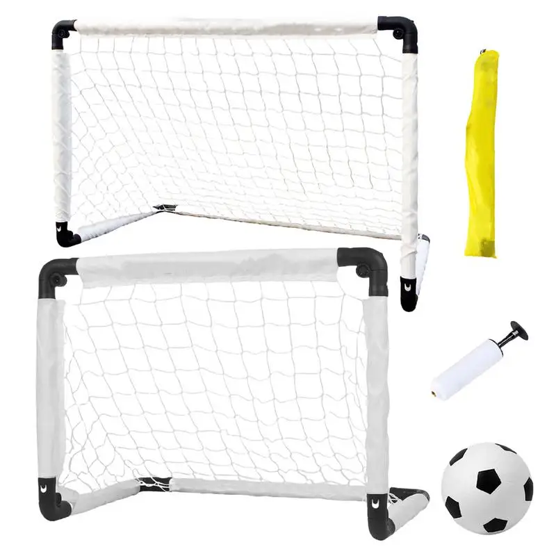 

Kids Soccer Goal Cute Kids Soccer Goals Included Football Ball Pump Foldable Kids Outdoor Play Equipment Practice Net With