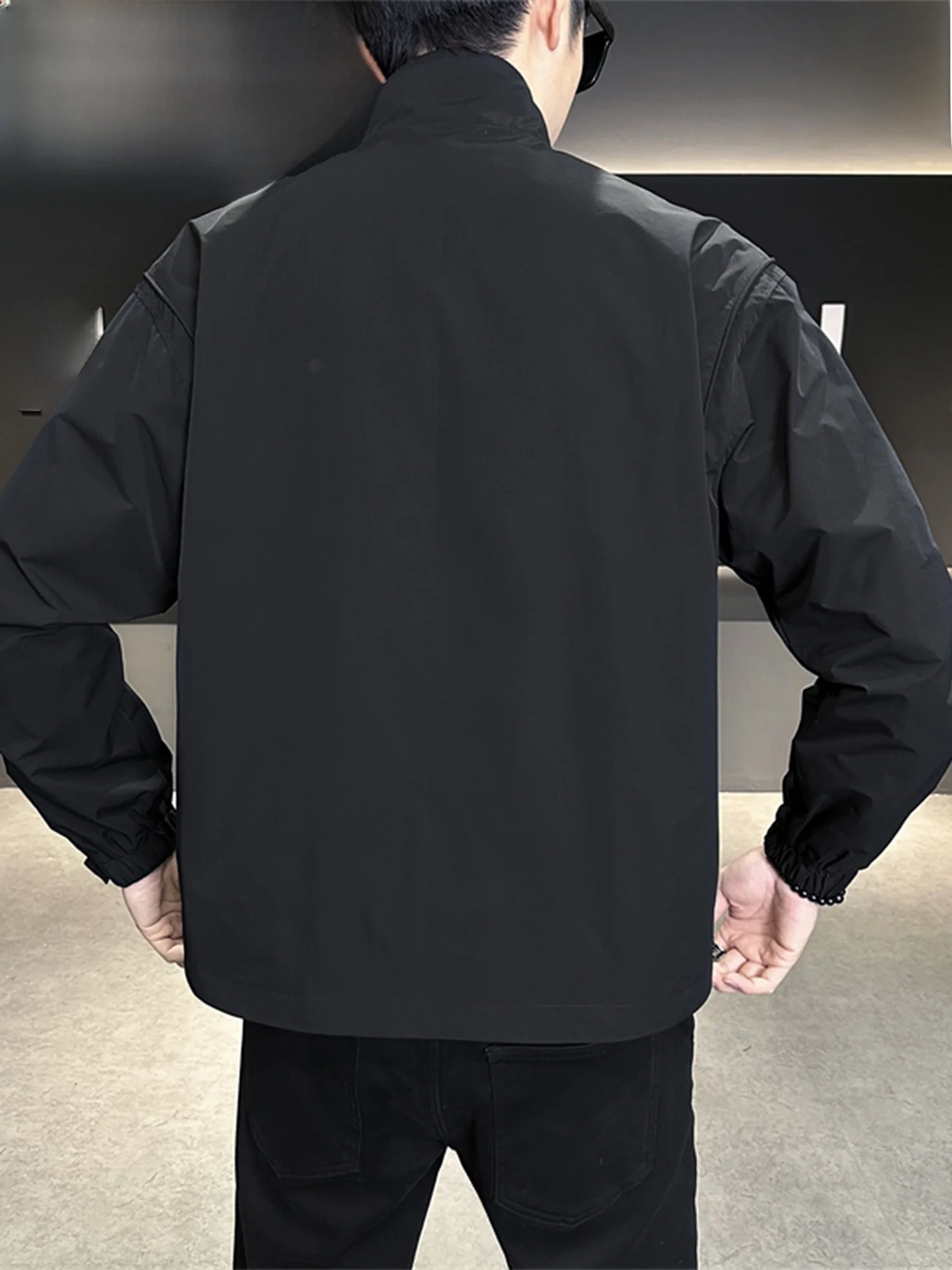 ピエール・カルダン メンズ カジュアル ワークウェア ジャエット スタンドカラー 防風 春秋 ファッション ポリエステル繊維 ロングスリーブ ジッパー