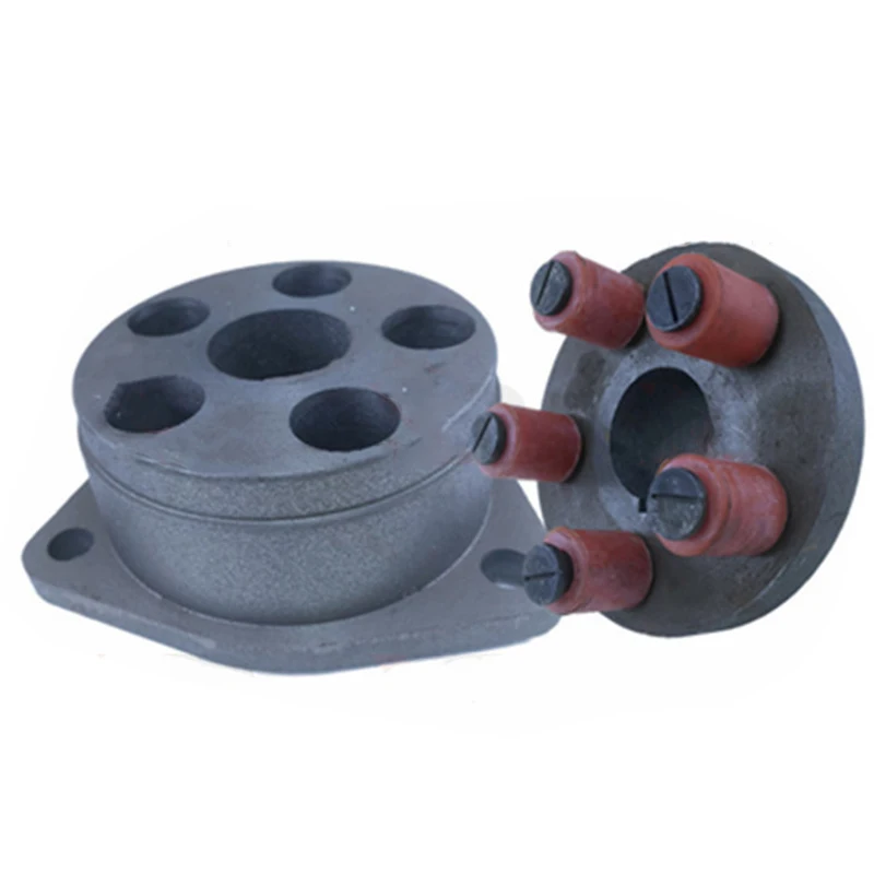 STC single-cylinder diesel generator pulley changed to straight coupling connecting disc assembly rubber sleeve butt plate cast