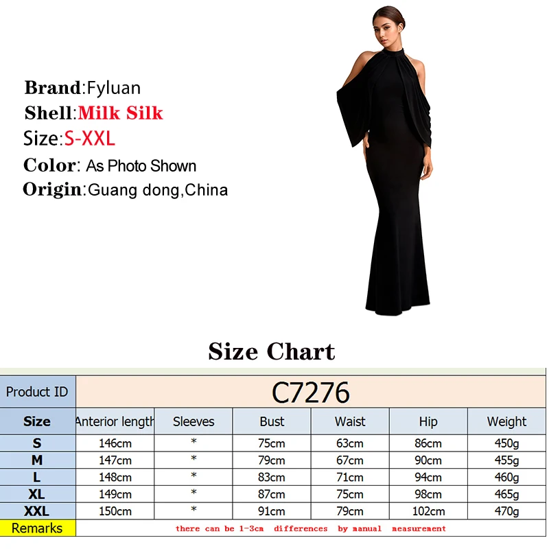 New Fashion Manica a pipistrello Abiti lunghi 2025 Donna Tinta unita O Collo con spalle scoperte Sirena Abiti da ballo per donna Abiti di compleanno