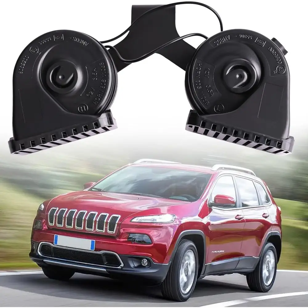 

Assembly with Bracket Compatible with Jeep Cherokee 2014-2018 Dual Horn Replacement