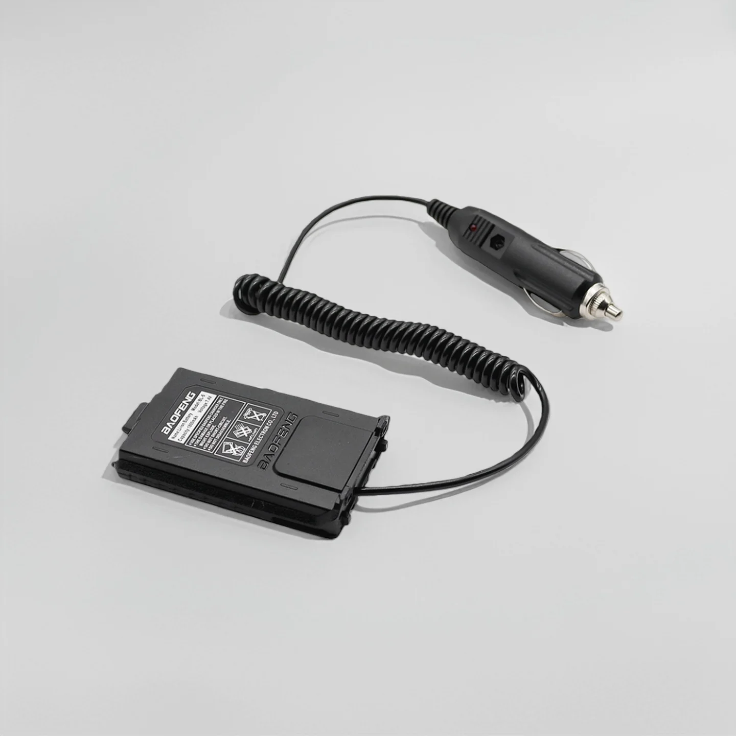 12V Car Charger Adapter for Baofeng Two-way Radio UV-5R UV-5RA UR-5RE - Battery Eliminator Walkie Talkie Charging Accessory