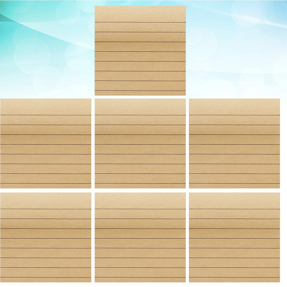 

7 Pcs Note Paper Stationery Simple Sticky Memo Pads Supplies for Desk