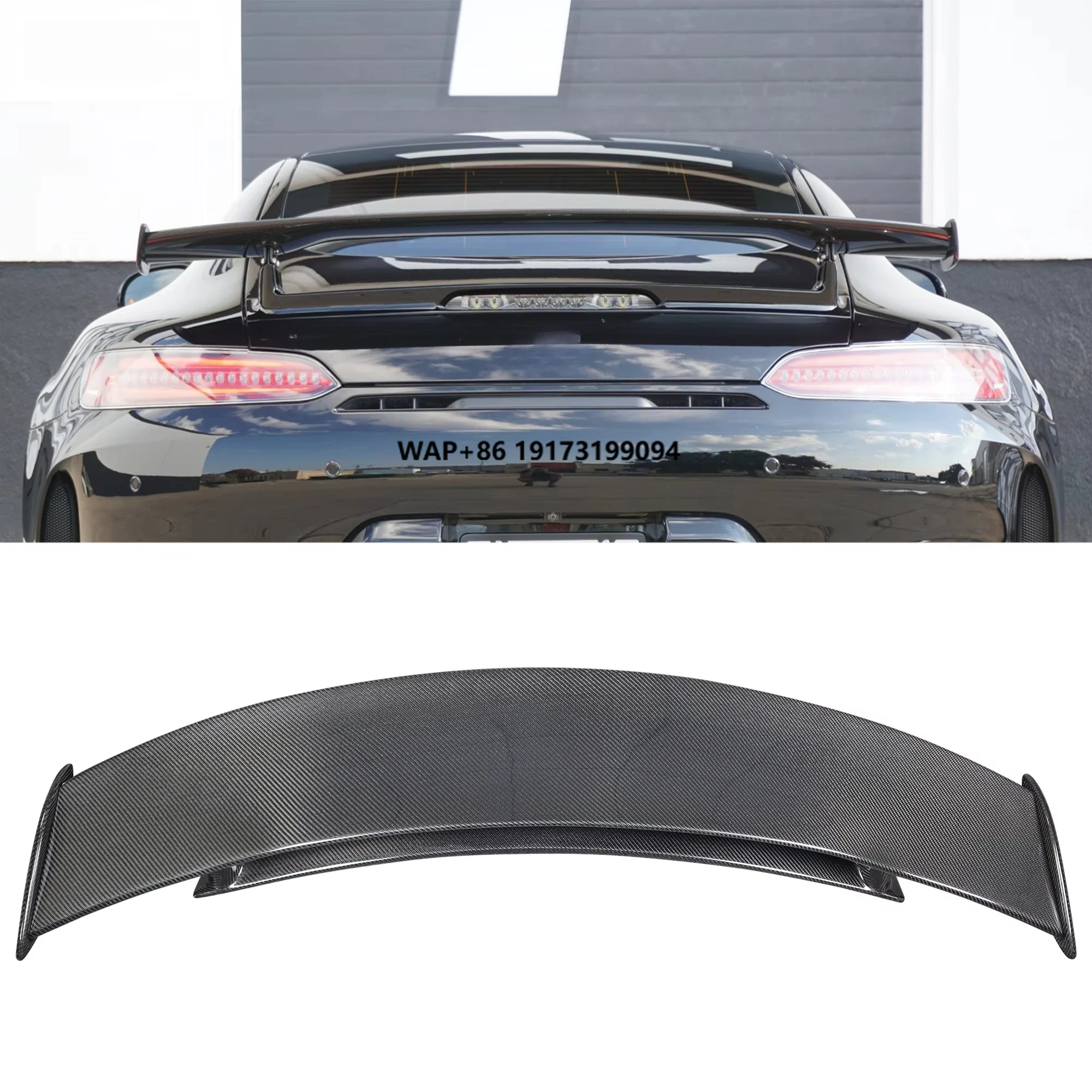 

Top Material Gtr Style Carbon Fiber Rear Spoiler For Amg Gt Gts Gtc