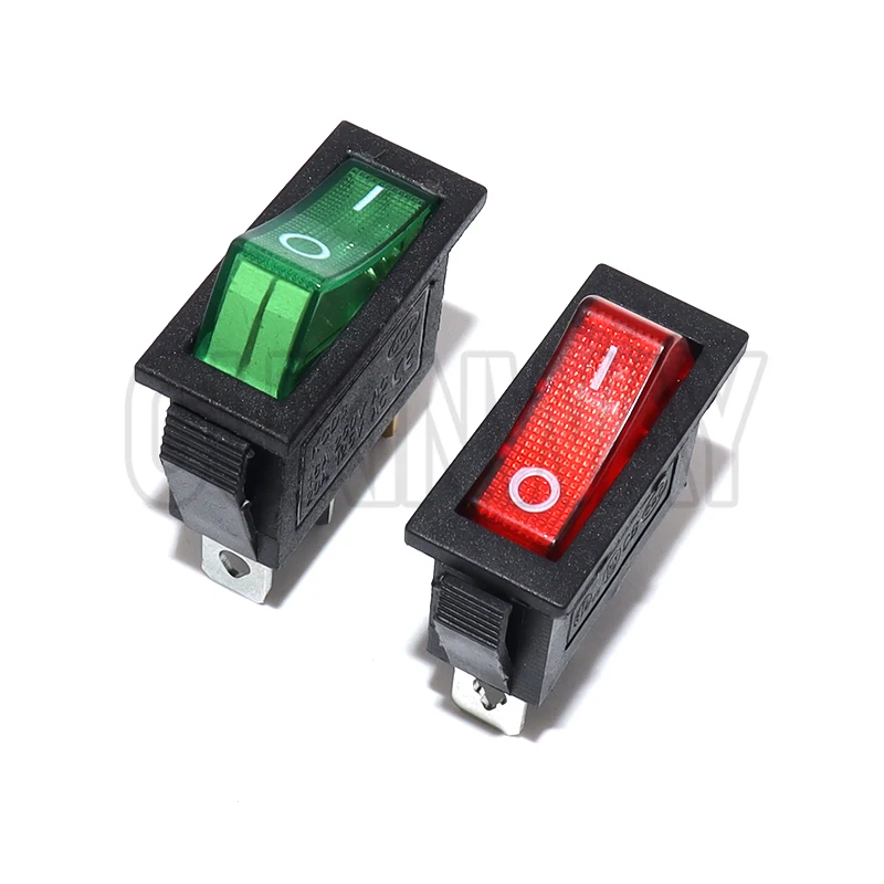 1PCS KCD3 2단 3핀 전기 장비 조명 포함 전원 스위치 16A 250V / 20A 125V AC 로커 스위치 ON-OFF ON-OFF-ON
